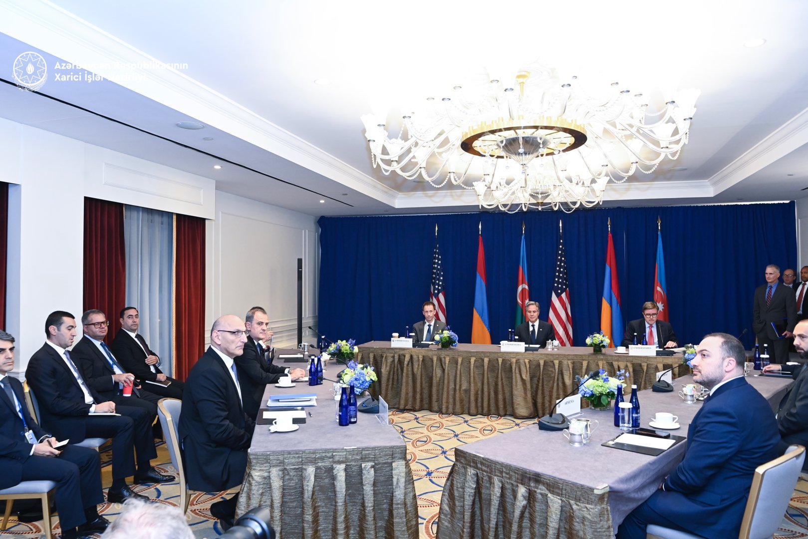 Meeting of Azerbaijani and Armenian FMs with participation of Blinken held in New York (PHOTO)