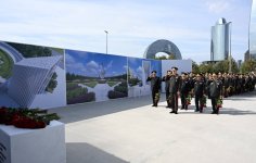 State and government officials, MPs pay visit to Victory Park under construction in Azerbaijan's Baku (PHOTO)