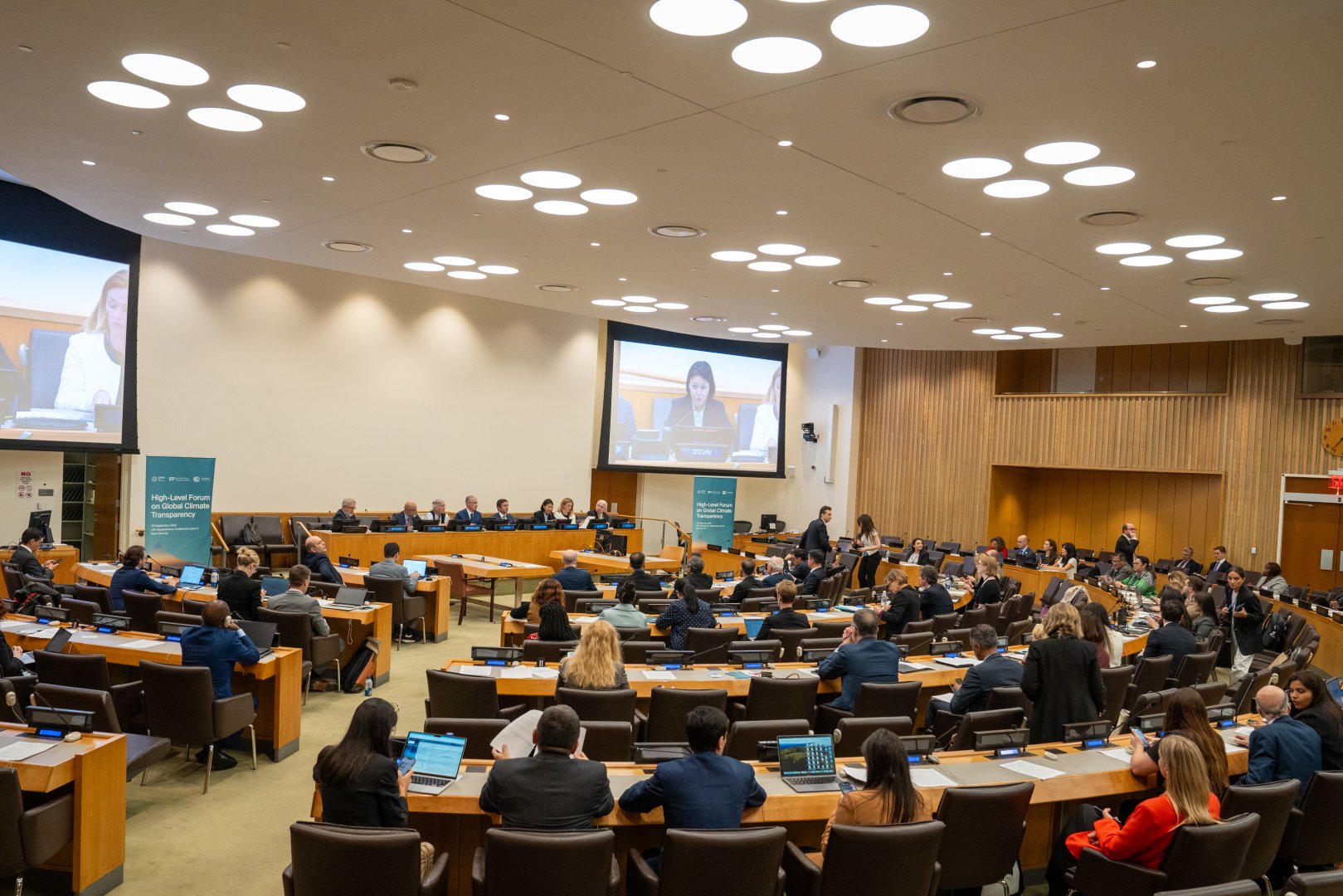 Nyu-Yorkda COP29 Sədrliyinin təşəbbüsü ilə İqlim Şəffaflığı üzrə Yüksək Səviyyəli Forum keçirilib (FOTO)