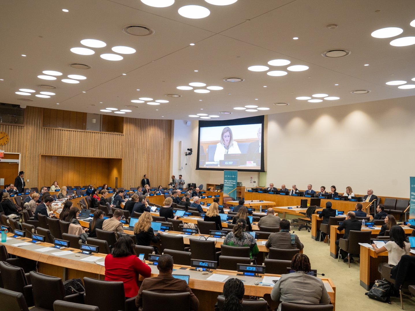 Nyu-Yorkda COP29 Sədrliyinin təşəbbüsü ilə İqlim Şəffaflığı üzrə Yüksək Səviyyəli Forum keçirilib (FOTO)