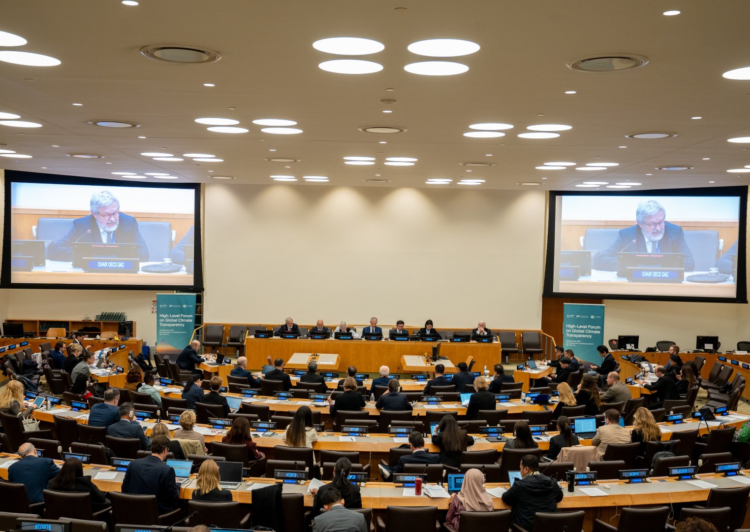 Nyu-Yorkda COP29 Sədrliyinin təşəbbüsü ilə İqlim Şəffaflığı üzrə Yüksək Səviyyəli Forum keçirilib (FOTO)