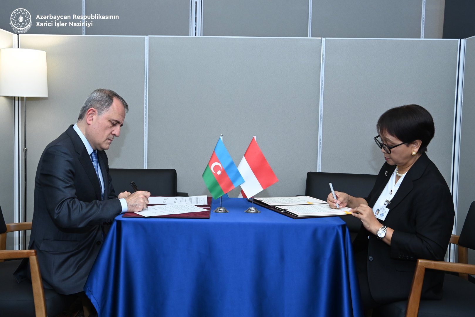 Azerbaijan, Indonesia ink visa-free for diplomatic and service passport holders (PHOTO)