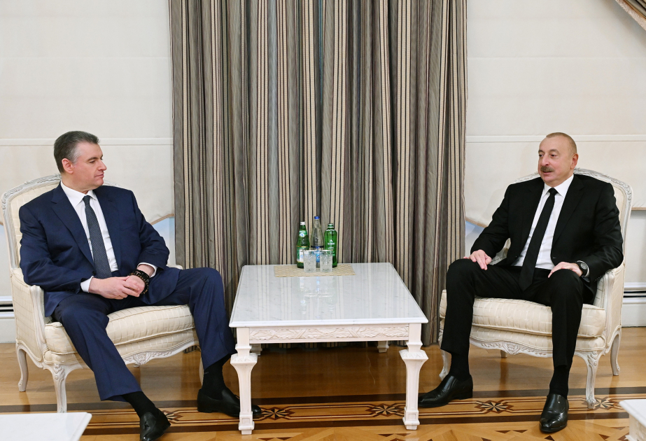 President Ilham Aliyev receives head of LDPR faction in Russia's State Duma