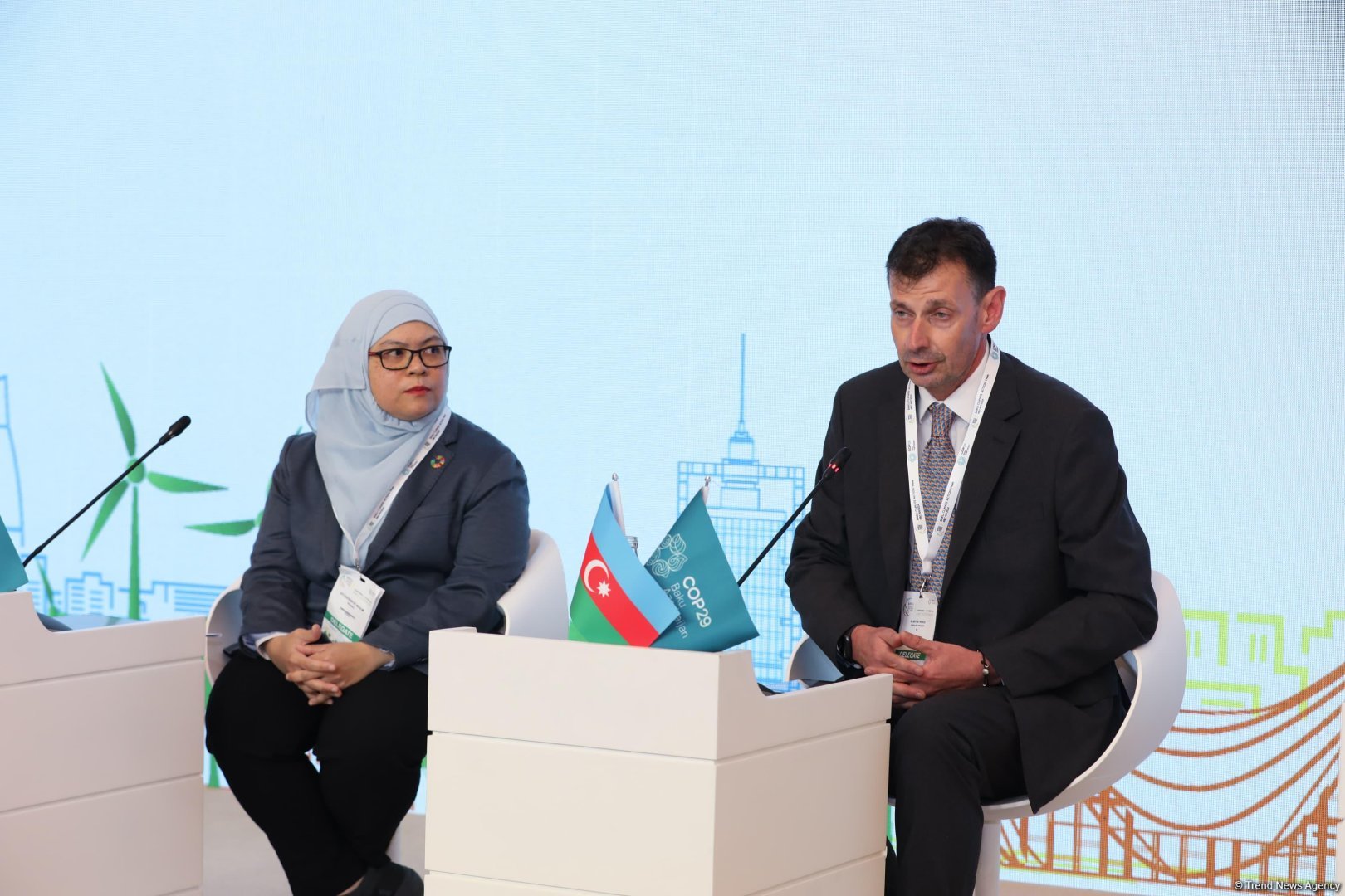 Azerbaijan's Baku wraps up first day of Climate Action Week (PHOTO)