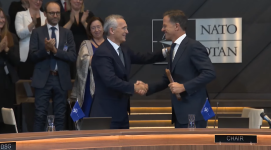 Jens Stoltenberg passes NATO leadership to Mark Rutte (PHOTO)