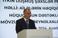 Bakıda “İtkin düşmüş şəxslərin probleminin həlli: ailələrin həqiqəti bilmək hüququnun dəstəklənməsi" mövzusunda beynəlxalq konfrans keçirilirib (FOTO) (ƏLAVƏ EDİLİB)