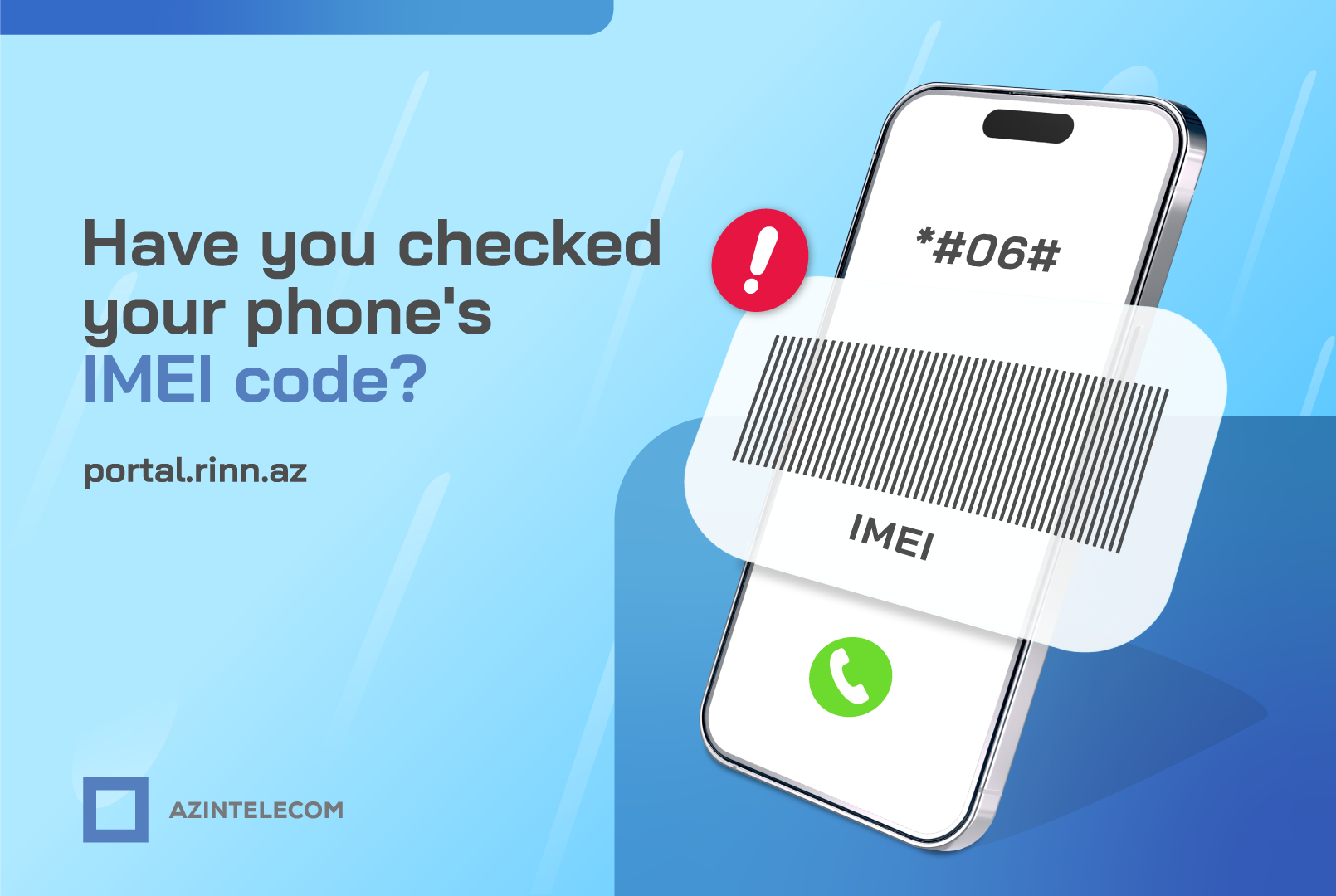 More than 24,000 "cloned" IMEI codes have been blocked by AzInTelecom