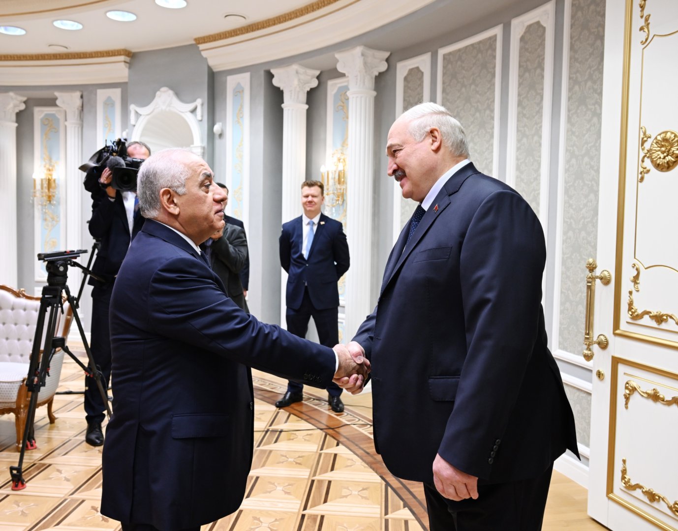 Azerbaijan, Belarus negotiate prospects of bilateral cooperation (PHOTO)