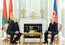 Azerbaijan, Belarus negotiate prospects of bilateral cooperation (PHOTO)