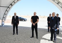 President Ilham Aliyev lays foundation stone for non-alcoholic beverage production complex in Jabrayil (PHOTO/VIDEO)