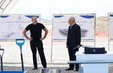 President Ilham Aliyev lays foundation stone for non-alcoholic beverage production complex in Jabrayil (PHOTO/VIDEO)