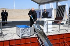 President Ilham Aliyev, First Lady Mehriban Aliyeva attend groundbreaking ceremony for new enterprises in Araz Valley Economic Zone Industrial Park (PHOTO/VIDEO)