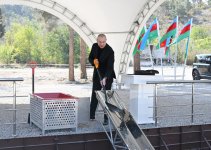 President Ilham Aliyev lays foundation for fifth residential complex in Zangilan (PHOTO/VIDEO)