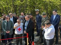 Int'l conference participants conduct mass grave inspection in Azerbaijan's Aghdara (PHOTO)