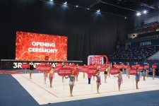 Bədii gimnastika üzrə 3-cü beynəlxalq “Ocaq kuboku”na start verilib (FOTO)