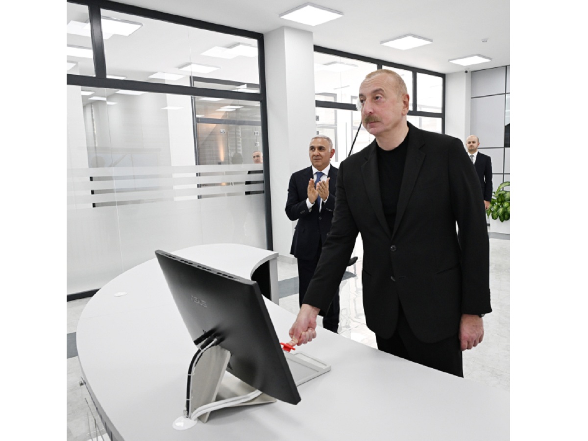 President Ilham Aliyev attends inauguration of Zangilan Electric Power Network's Digital Control Center (PHOTO/VIDEO)