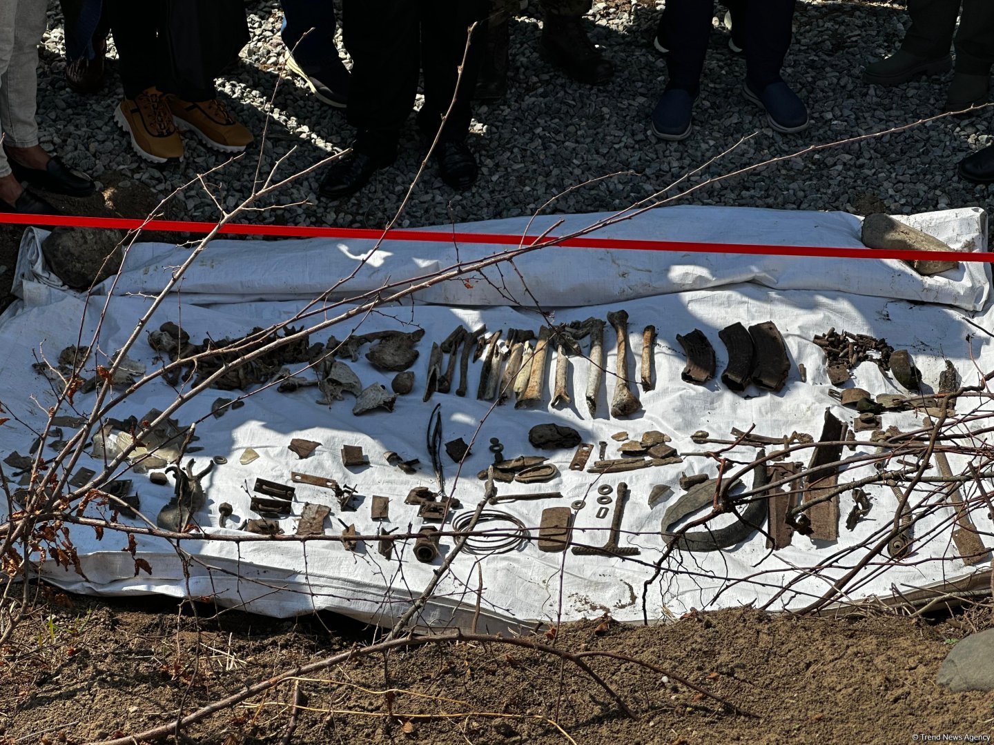 Int'l conference participants conduct mass grave inspection in Azerbaijan's Aghdara (PHOTO)