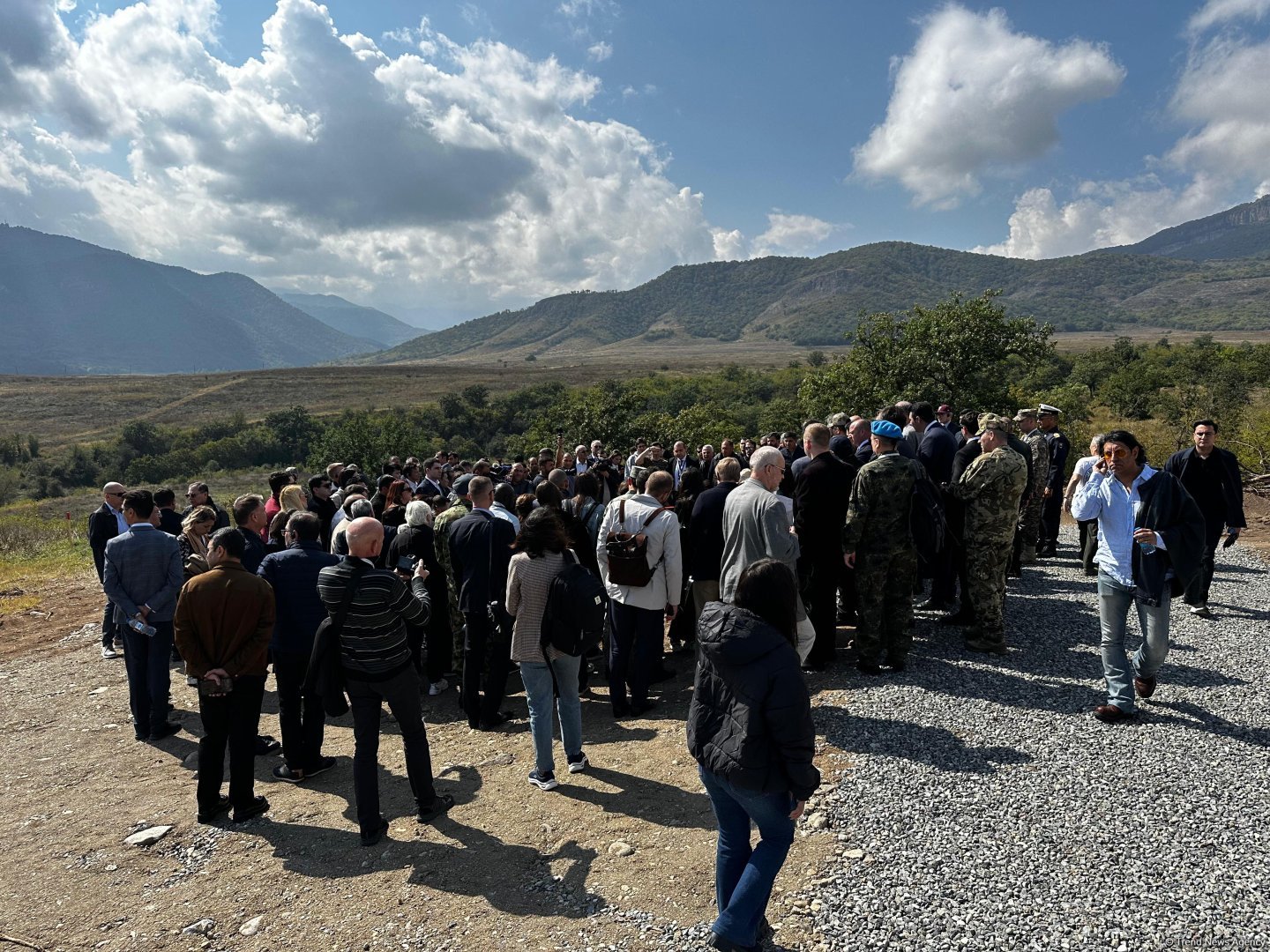 Int'l conference participants conduct mass grave inspection in Azerbaijan's Aghdara (PHOTO)