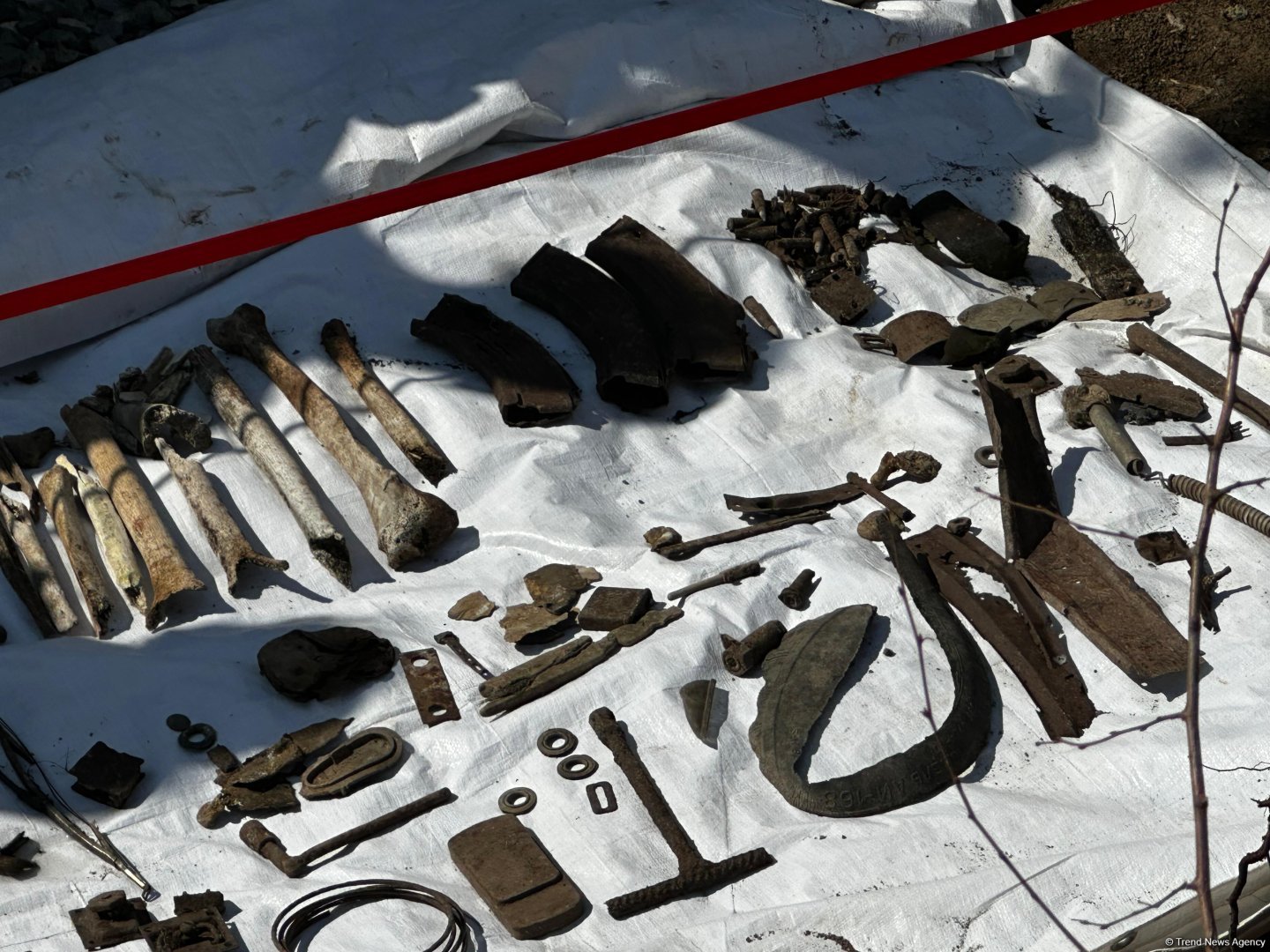 Int'l conference participants conduct mass grave inspection in Azerbaijan's Aghdara (PHOTO)