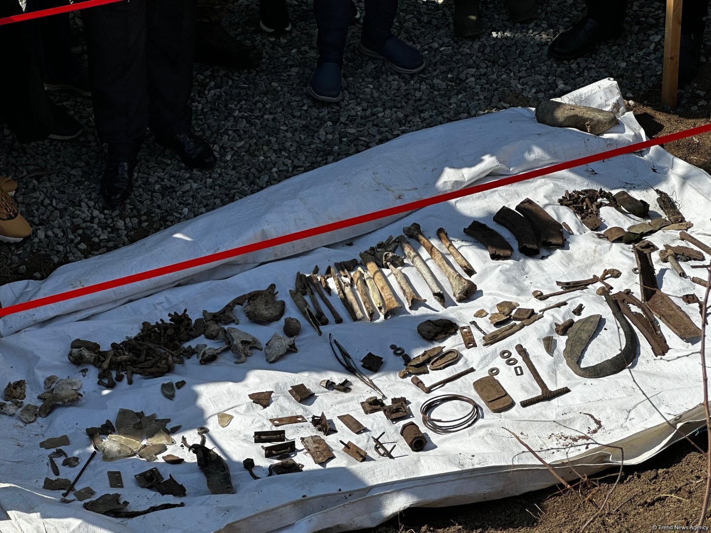 Int'l conference participants conduct mass grave inspection in Azerbaijan's Aghdara (PHOTO)