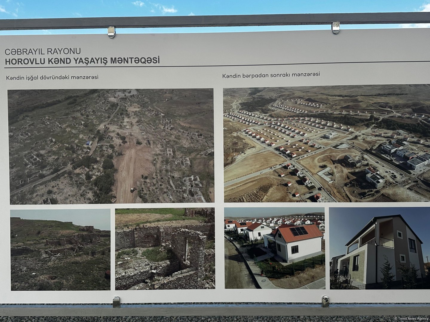 Azerbaijan unveils details of private housing and social infrastructure in Jabrayil's Horovlu village (PHOTO)