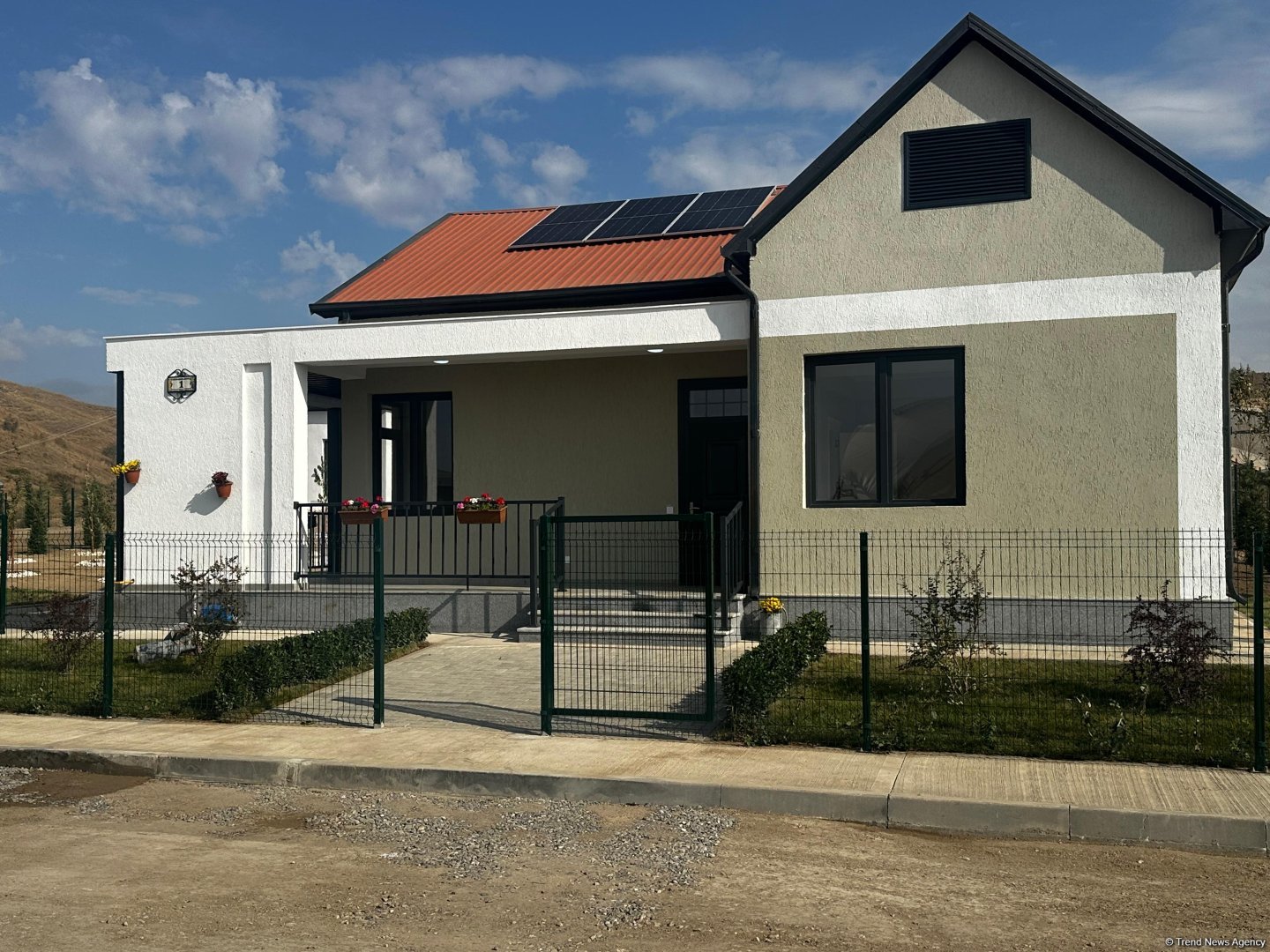 Solar panels in Azerbaijan's Horovlu village: leap for breaking free from energy shackles