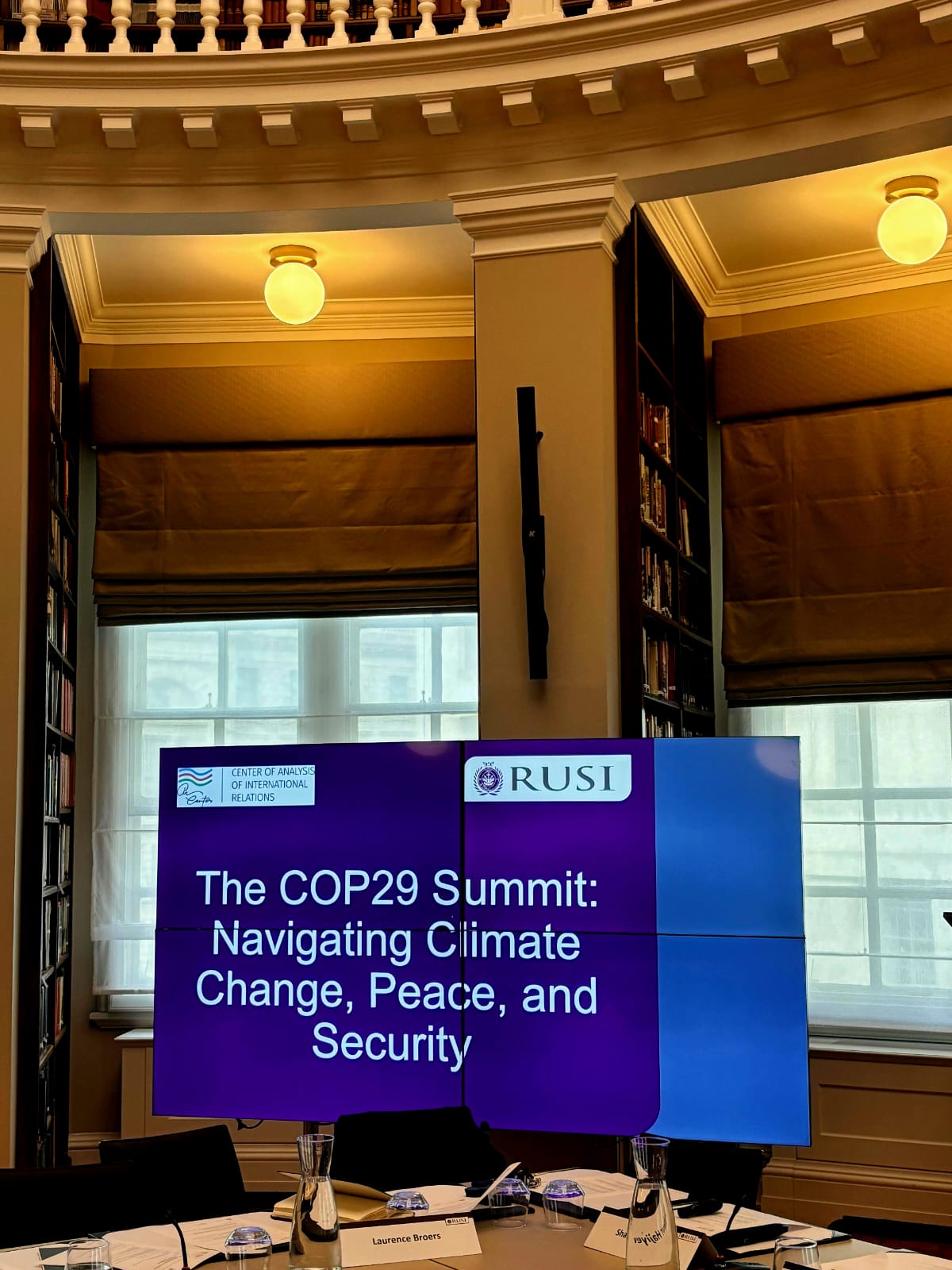 London hosts roundtable on "COP29 Summit: Navigating Climate Change, Peace, and Security" (PHOTO)