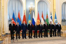 President Ilham Aliyev attends meeting of CIS Heads of State Council in Moscow (PHOTO/VIDEO)