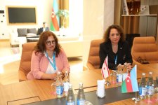 Azerbaijani, OTS healthcare officials hold bilateral meetings (PHOTO)