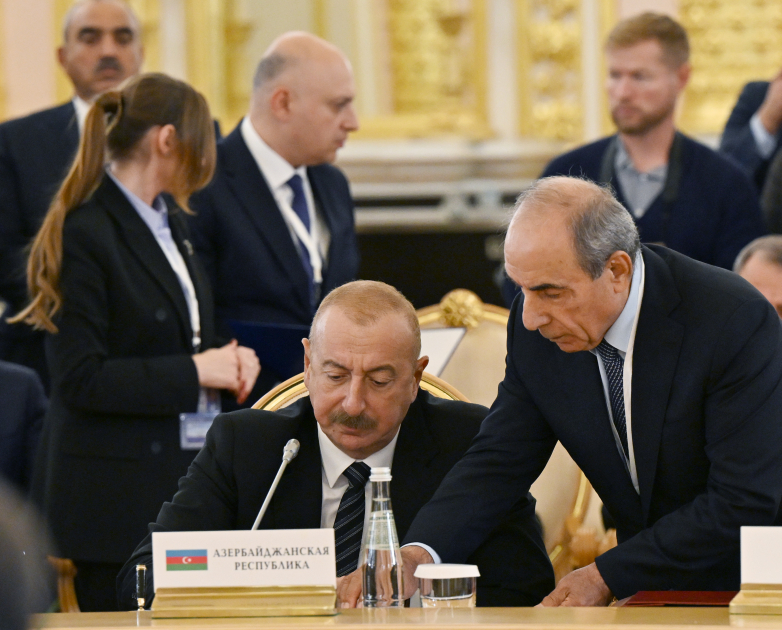 President Ilham Aliyev attends meeting of CIS Heads of State Council in Moscow (PHOTO/VIDEO)