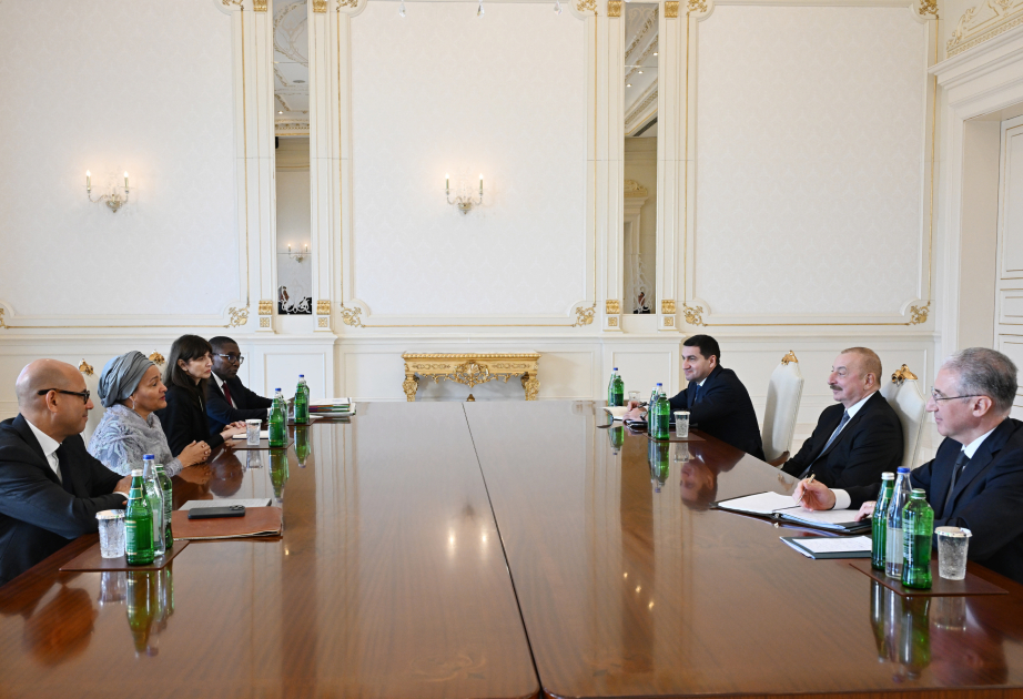 President Ilham Aliyev receives UN Deputy Secretary-General