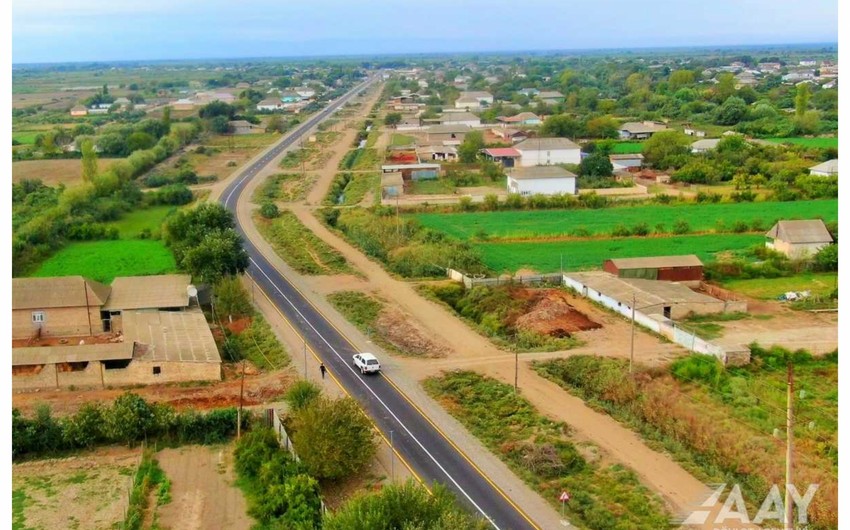 Neftçalada 42 km uzunluğa malik yolların yenidən qurulması yekunlaşdı