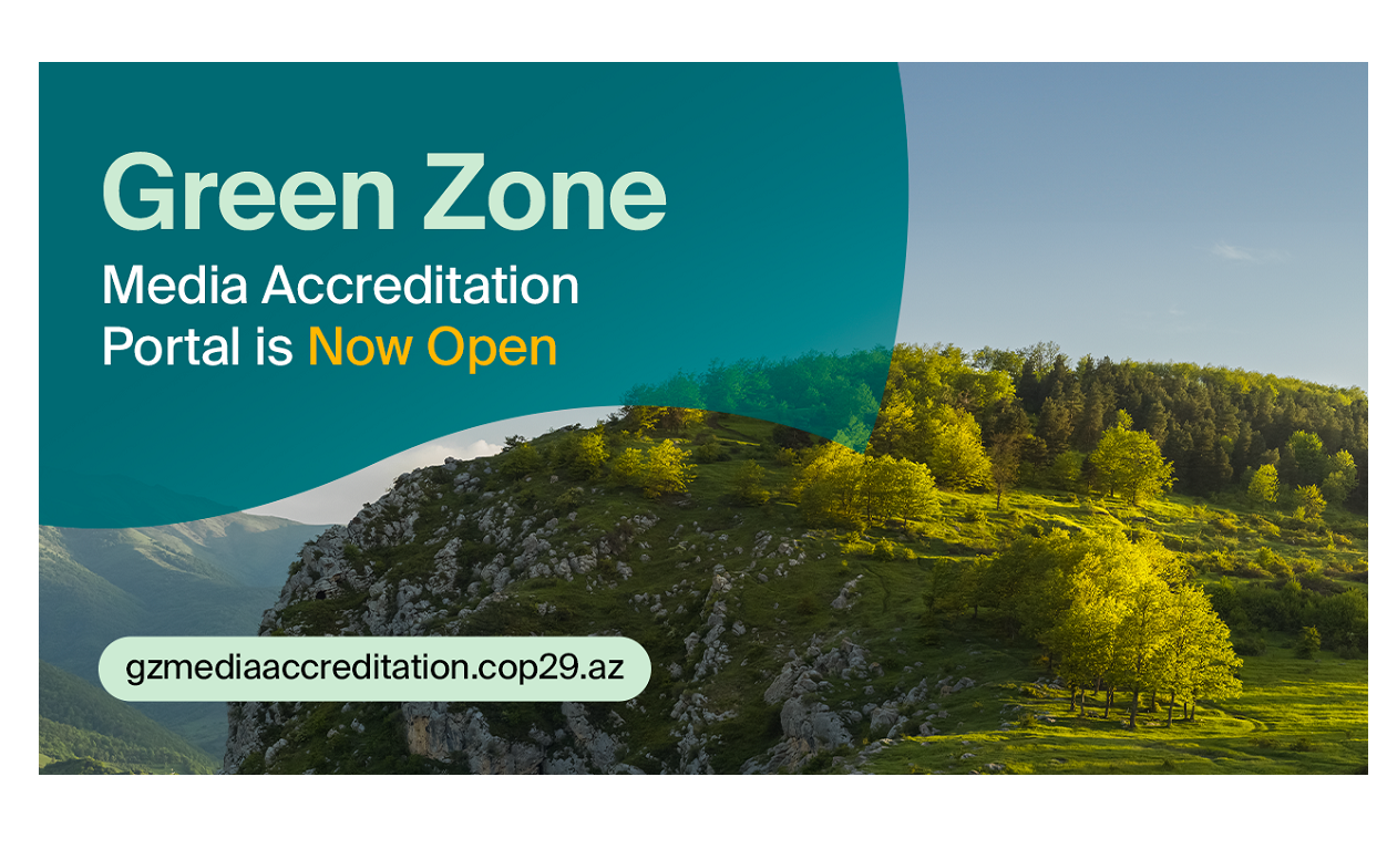 Media accreditation portal for COP29 Green Zone launched