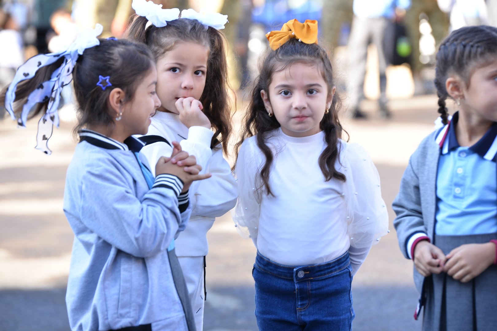 Cəbrayıl şəhər tam orta məktəbində ilk dərs günüdür (FOTO)