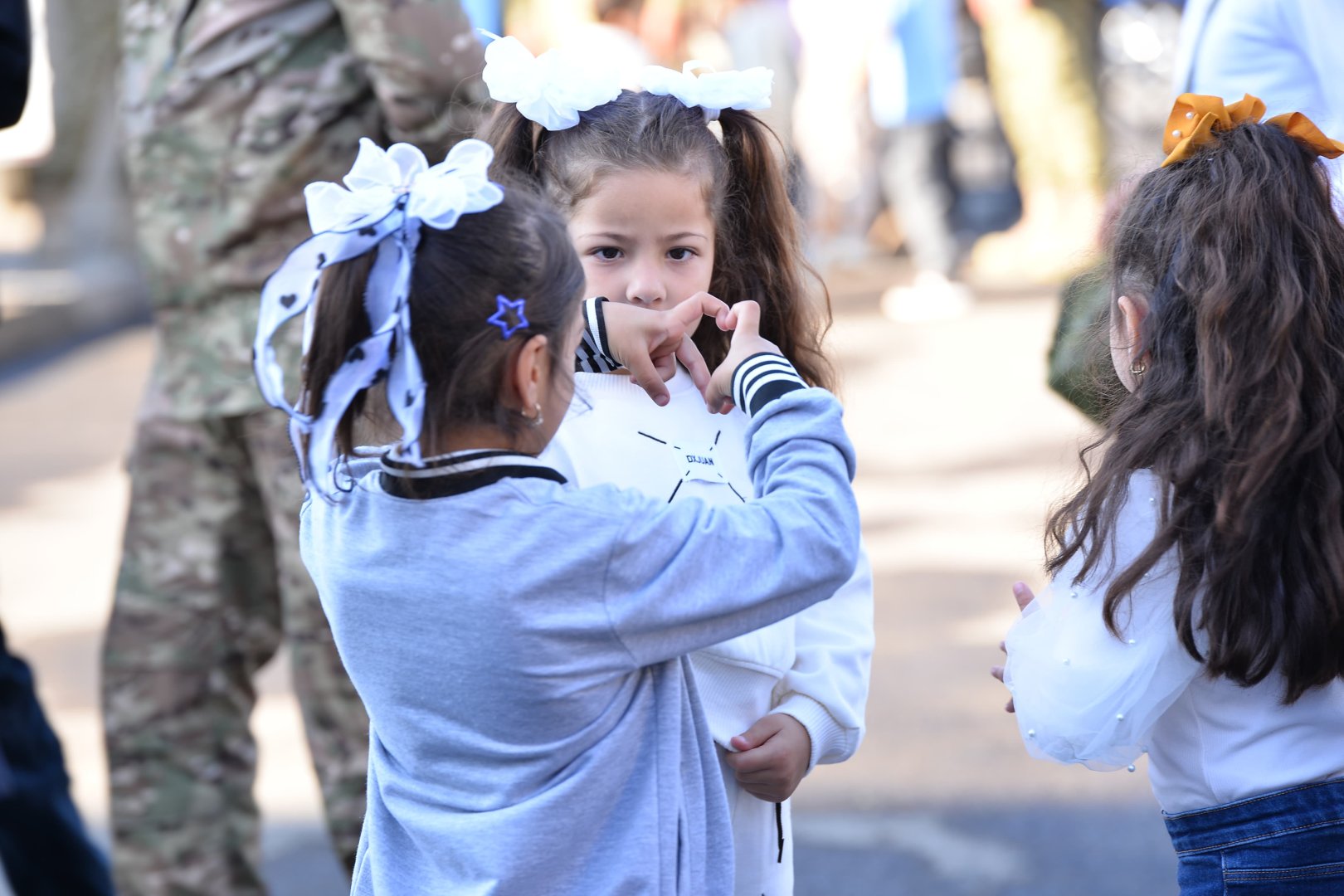 Cəbrayıl şəhər tam orta məktəbində ilk dərs günüdür (FOTO)