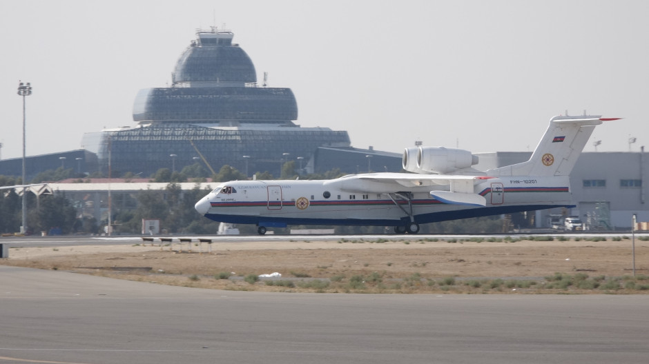 Amphibious aircraft quenching forest fires in Türkiye returns to Azerbaijan (PHOTO/VIDEO)