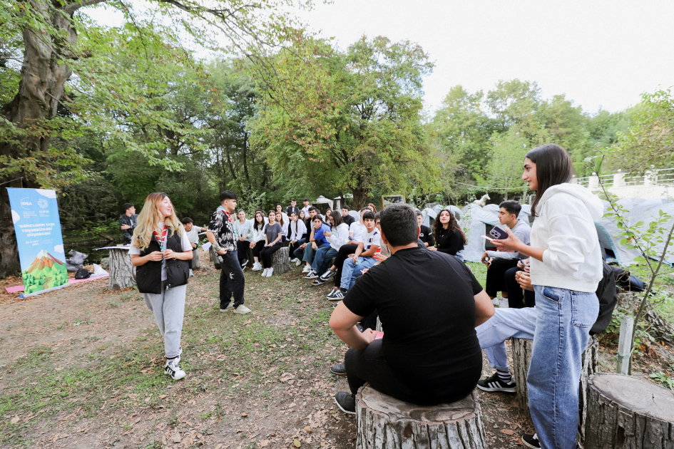 Heydar Aliyev Foundation VP Leyla Aliyeva, Baku Media Center President Arzu Aliyeva visit youth environmental camp in Gabala (PHOTO)