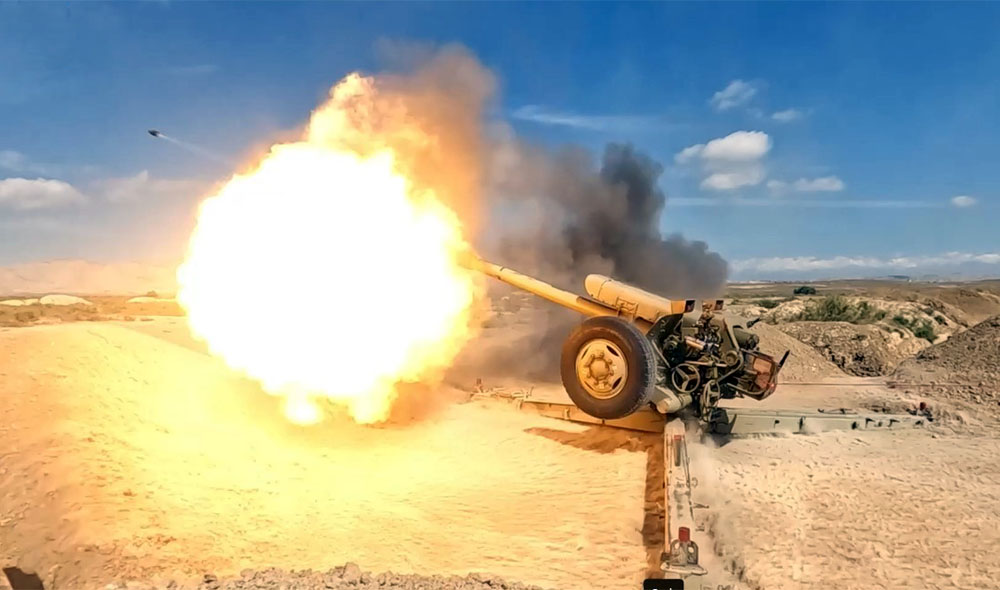 Azerbaijan's rocket and artillery units conduct firing exercises (VIDEO)