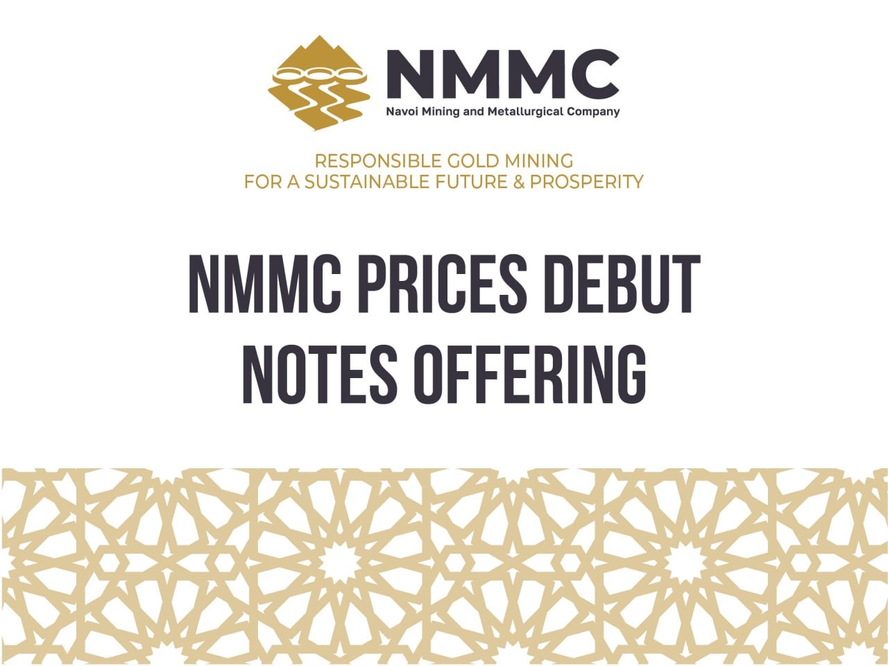 Uzbekistan's Navoi mining company achieves record oversubscription in landmark notes issue