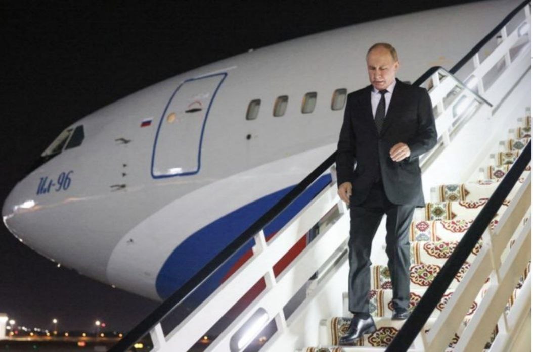 Russian President arrives in Ashgabat on working visit