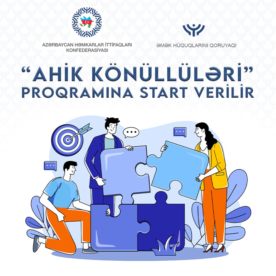 “AHİK Könüllüləri” proqramına start verilir