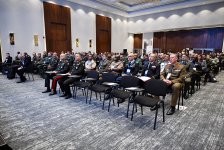 “Hərbi əməliyyatların idarə olunmasında beynəlxalq qaydalar üzrə yüksək səviyyəli seminar” başa çatıb (FOTO)