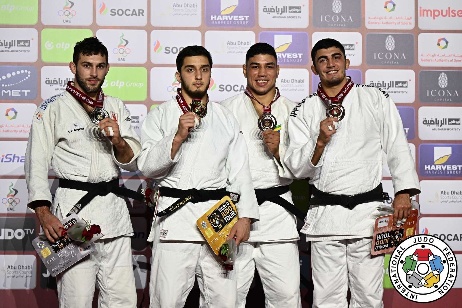 Azerbaijani judo team finishes 5th at Abu Dhabi Grand Slam