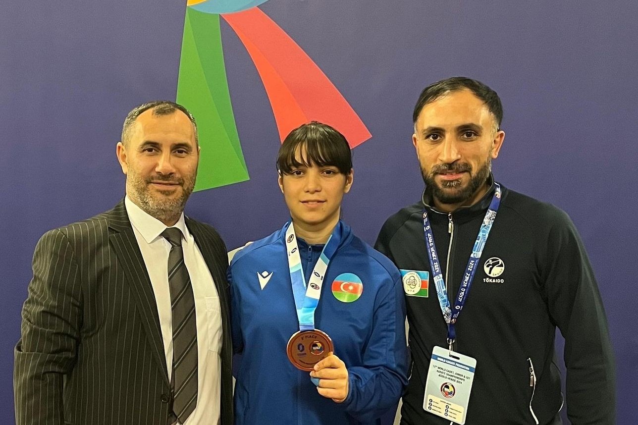 Orucova dünya çempionatında bürünc medal qazanıb (FOTO)