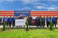 Bank Respublika və Sabah FK ağacəkmə aksiyası keçirdi (FOTO)