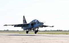 Azerbaijani Air Force's combat aircraft takes to skies for drilling flights (PHOTO/VIDEO)