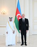 President Ilham Aliyev receives credentials of Qatari ambassador (PHOTO)