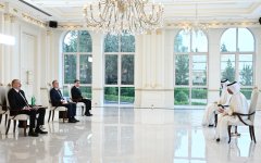 President Ilham Aliyev receives credentials of Qatari ambassador (PHOTO)