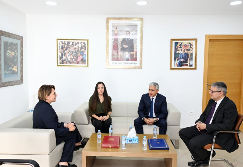 Vice President of Heydar Aliyev Foundation Leyla Aliyeva meets with Vice-President of National Observatory for Rights of Child (ФОТО)