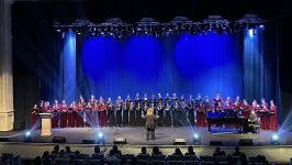 Gəncə Dövlət Filarmoniyasında Qazax kamera xoru konsert proqramı ilə çıxış edib (FOTO)